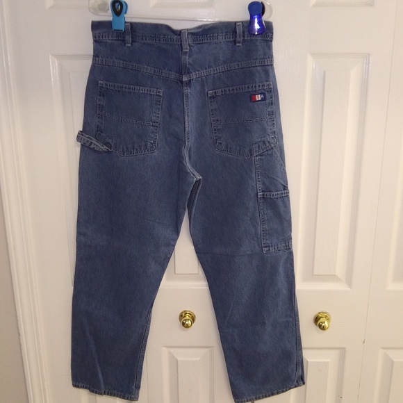 USA Works Bootcut Blue Jeans 33 x 29 - Picture 6 of 8
